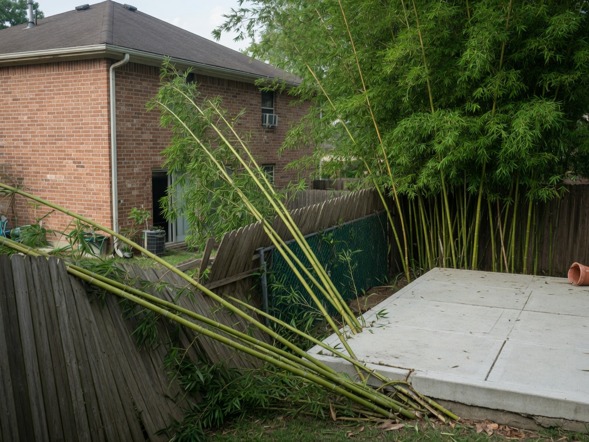 Bamboo Barrier Installation