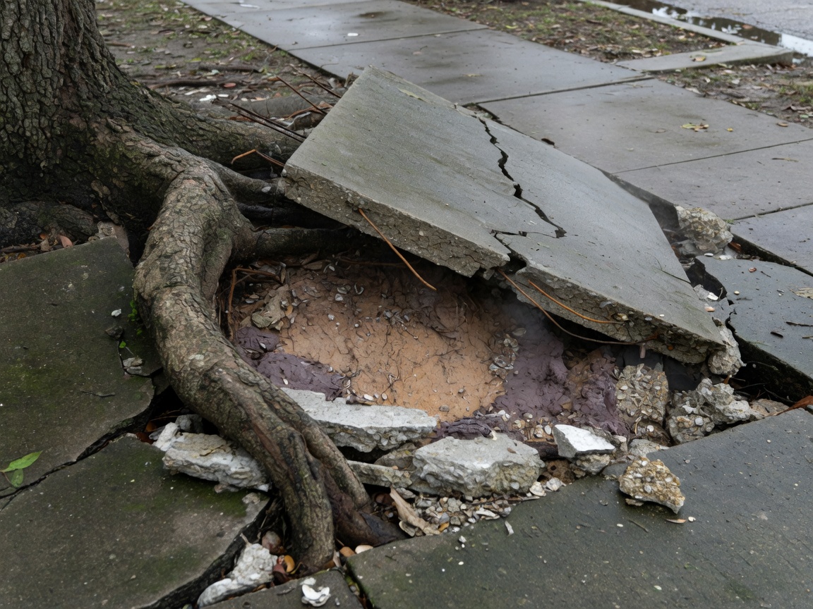Sidewalk & Driveway Root Barrier